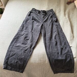 American Eagle Outfitters Women's Gray Corduroy Pants
